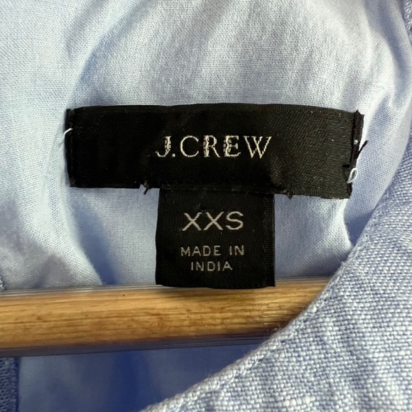 J. Crew 100% Linen Shift in French Blue - Picture 5 of 5